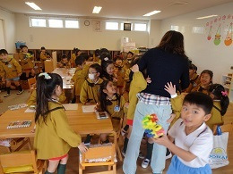 今日から全園児登園です