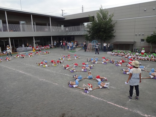 運動会園内リハーサル